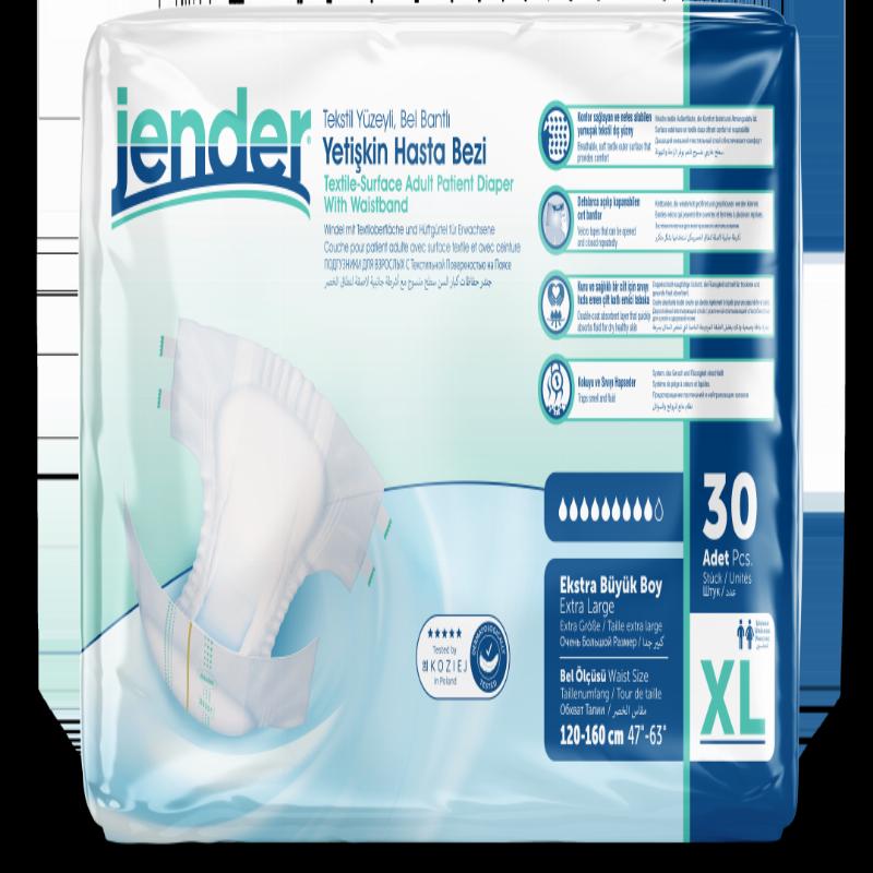 Підгузки для дорослих Jender, розмір XL(120-'60см), 30шт